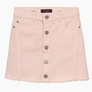 NWT DL1961 Jenny mini skirt size youth 14. Rose lychee (pink) color